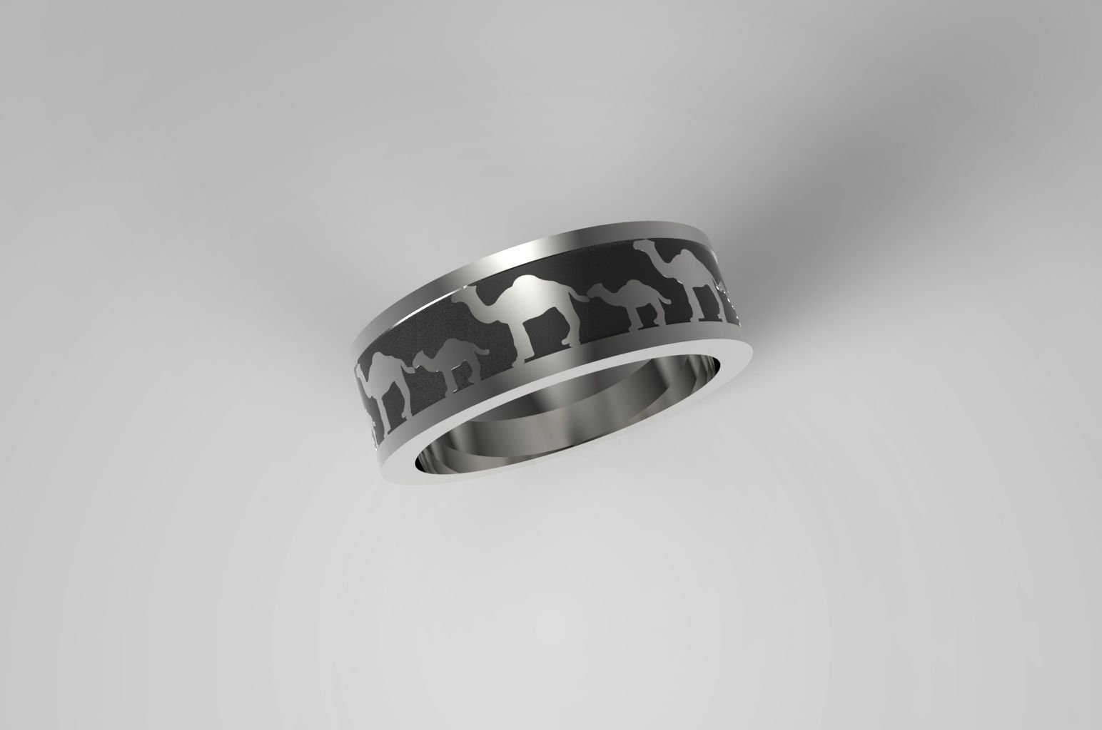 CAMEL JEWELLERY RING 3D print model