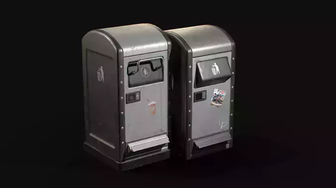 Dustbin vending machine