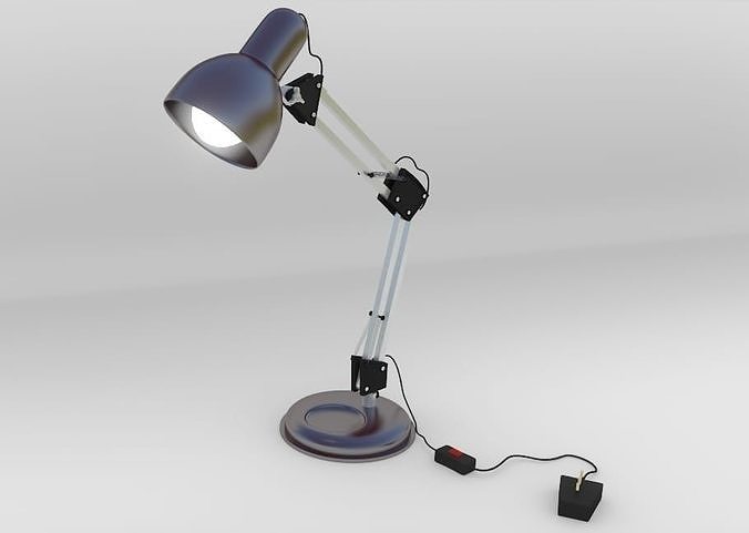 Table lamp Low-poly 3D model