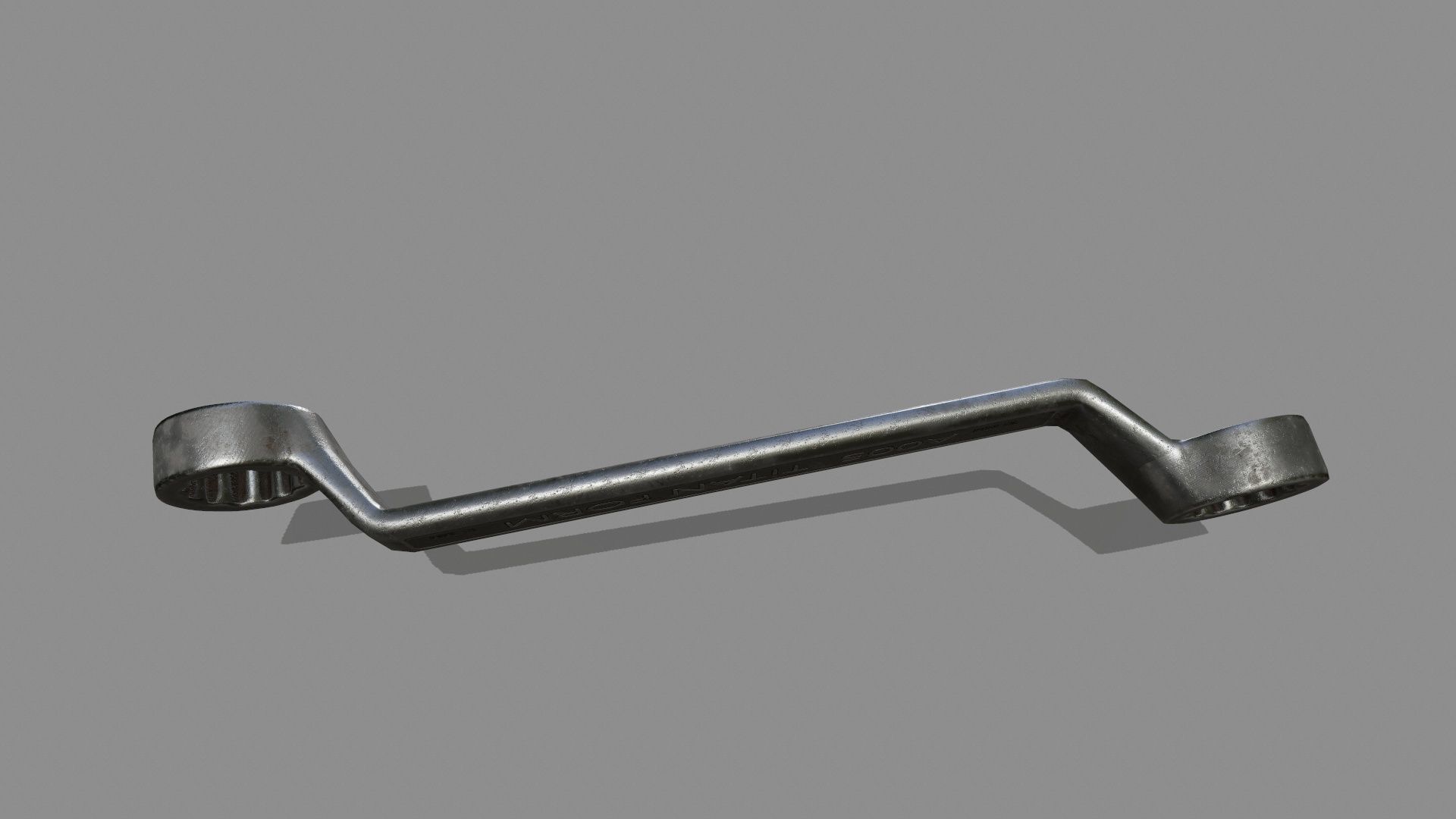 wrench Low-poly 3D model_7