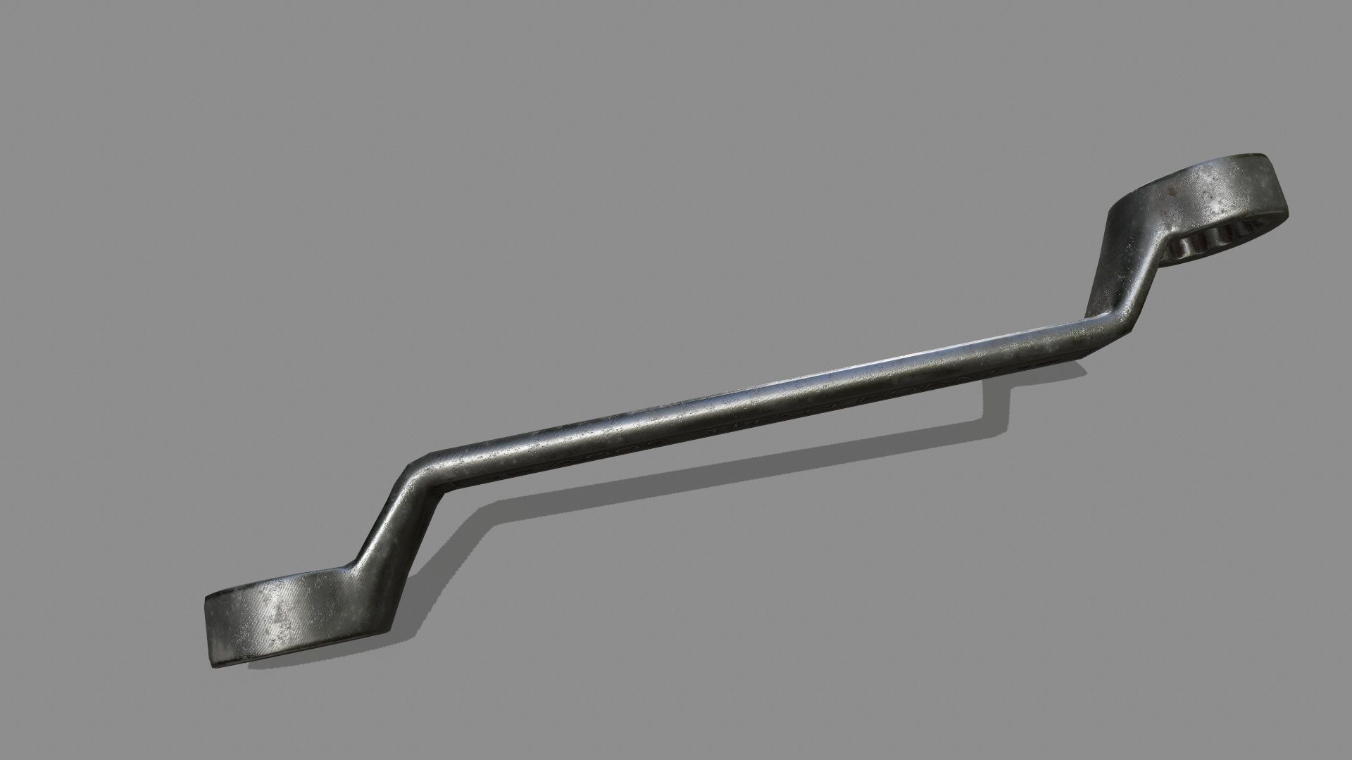 wrench Low-poly 3D model_4