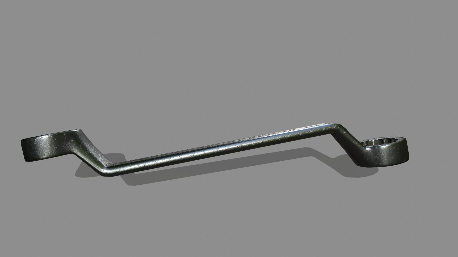 wrench Low-poly 3D model_8
