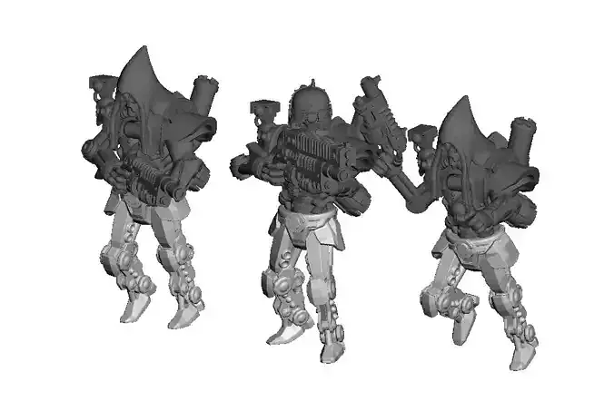 Dark Techno shooters and Vigilants - Extra legs only pack 2 3D print model