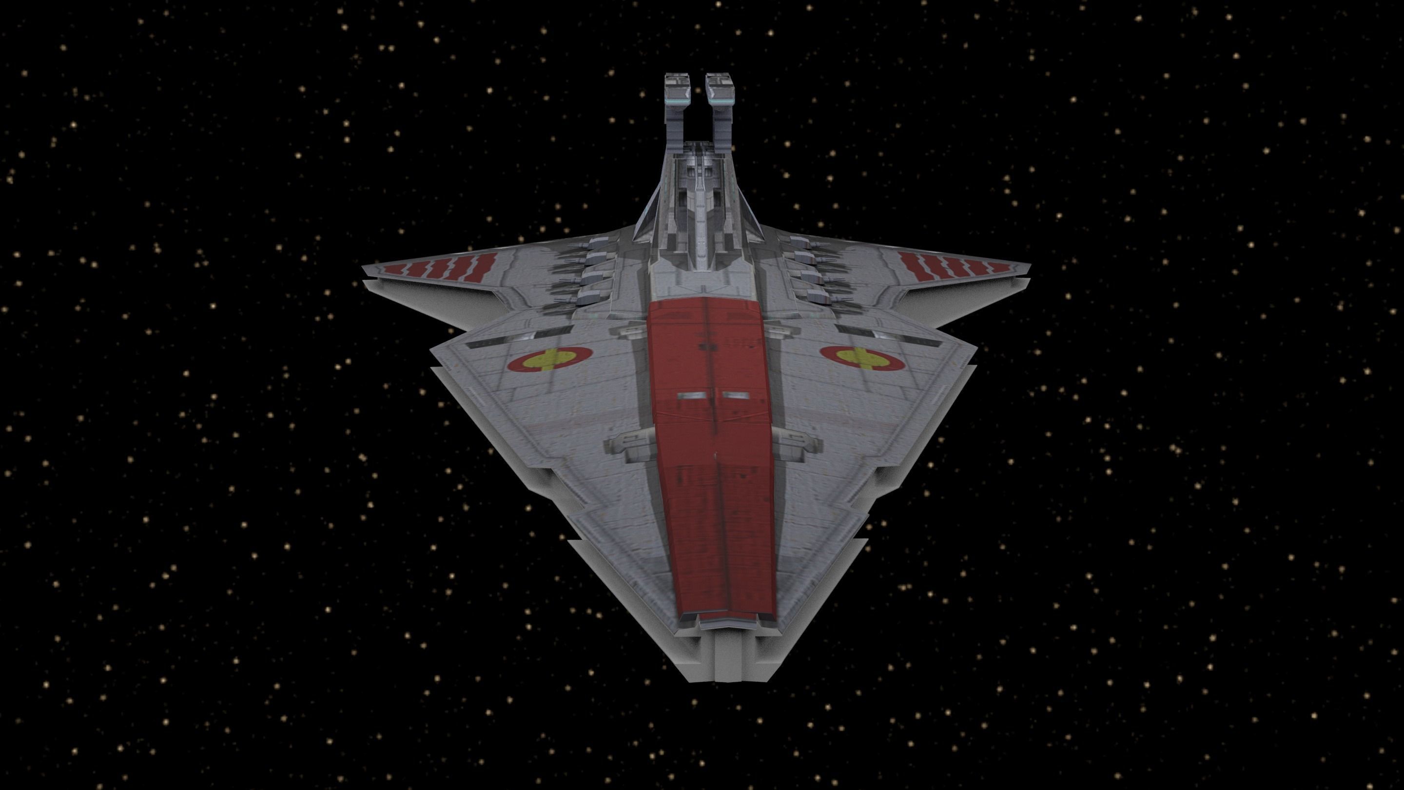 Star Wars - Venator Cruiser 3D model_1