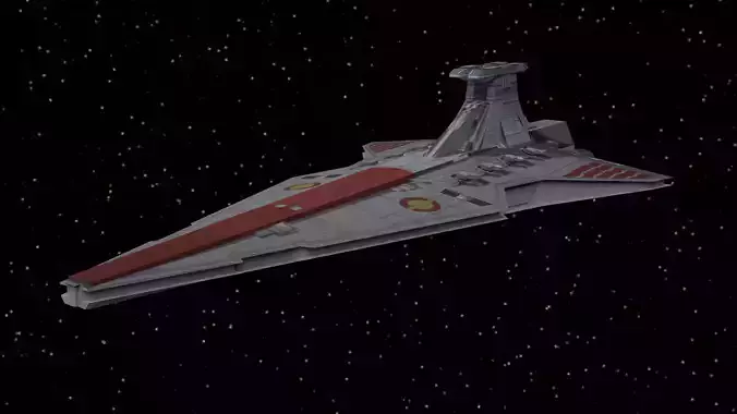 Star Wars - Venator Cruiser 3D model