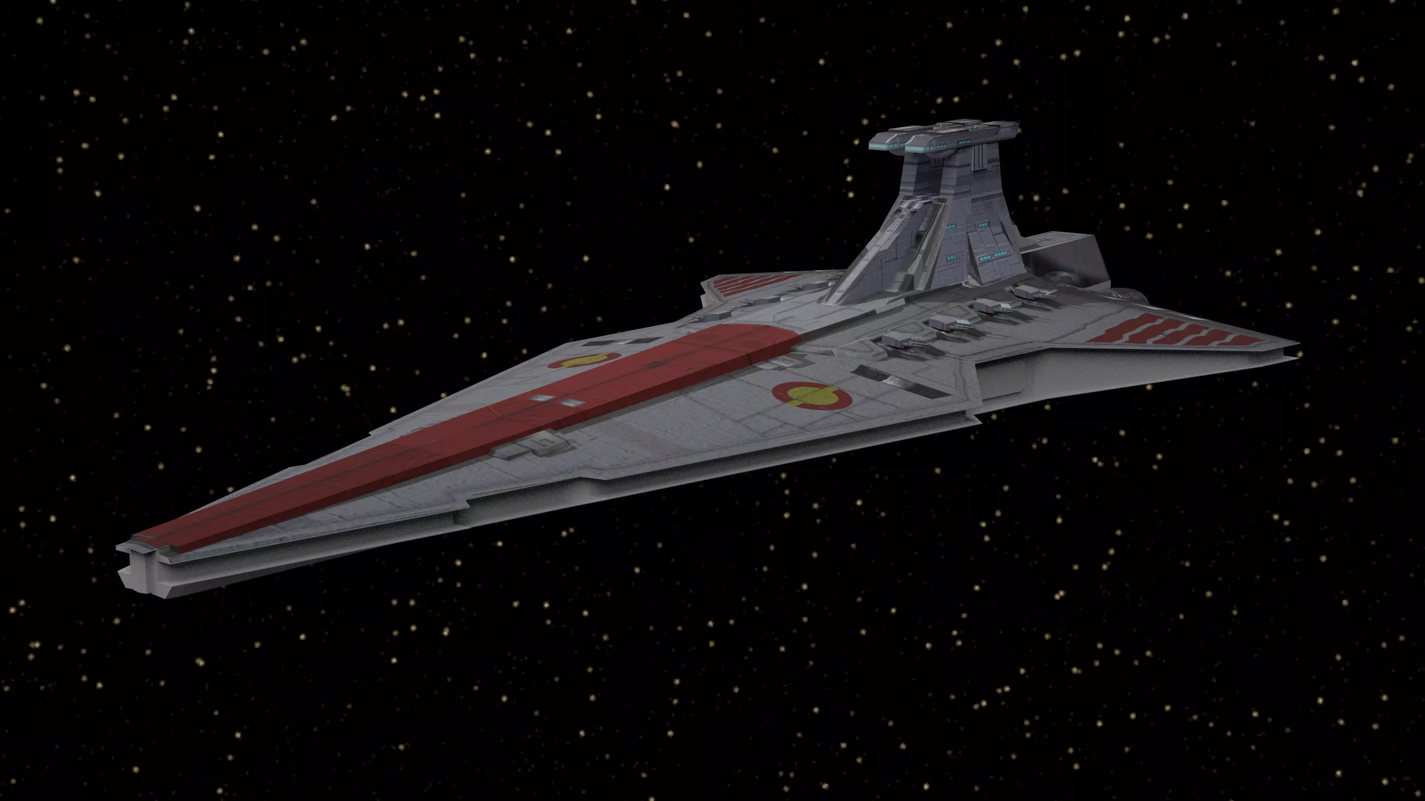 Star Wars - Venator Cruiser 3D model_0