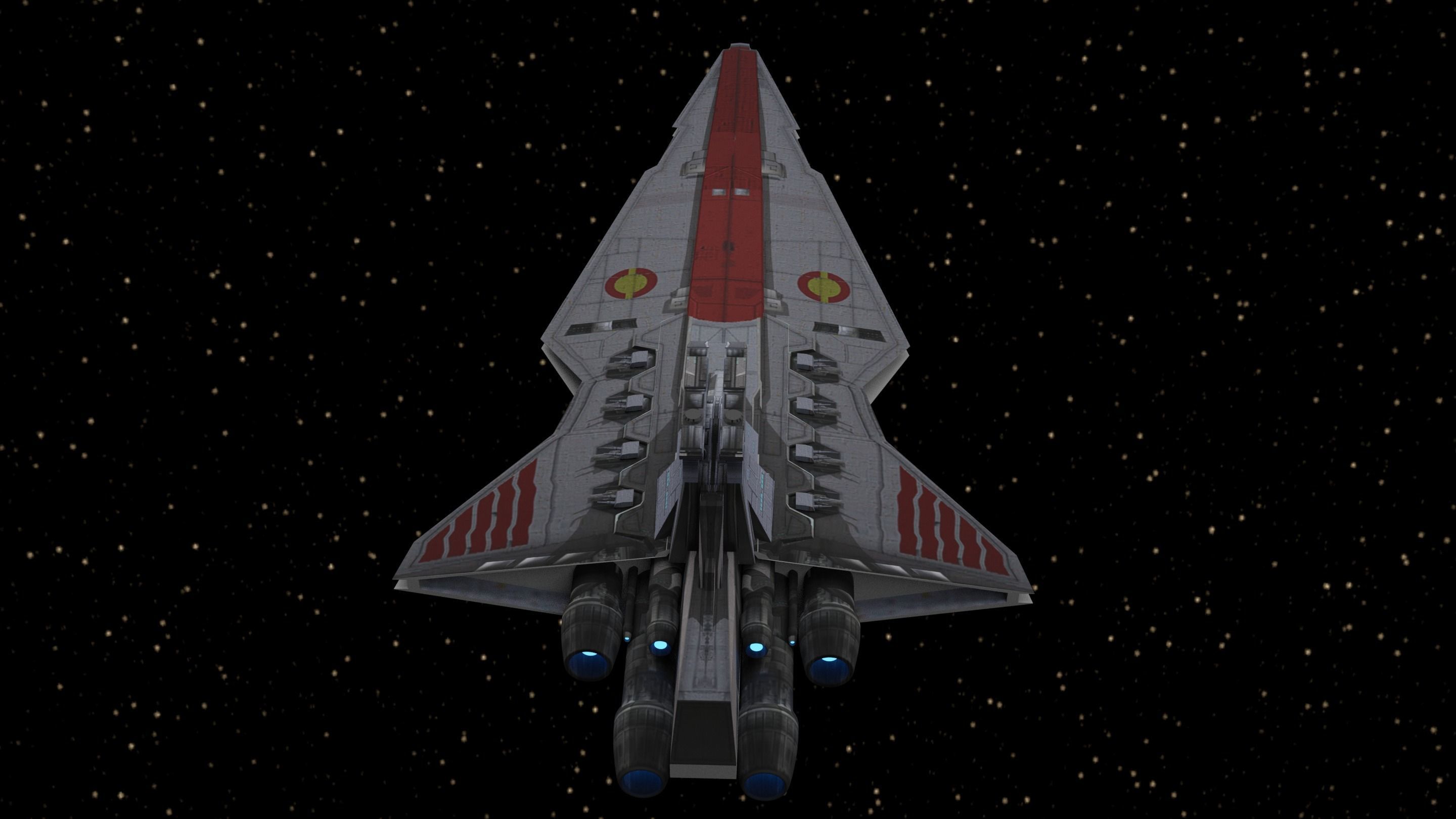 Star Wars - Venator Cruiser 3D model_4