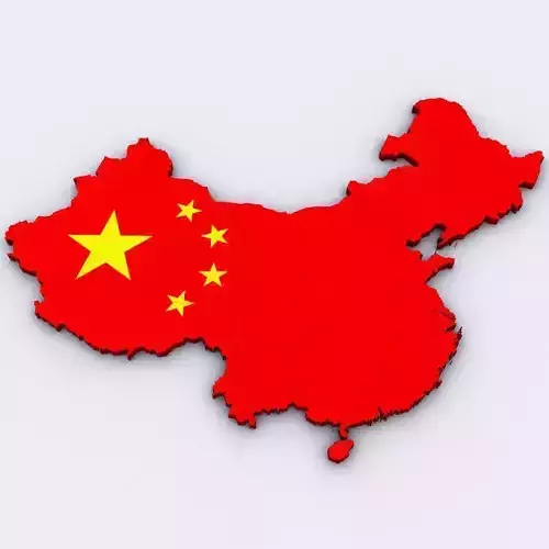 Map of China 3D model