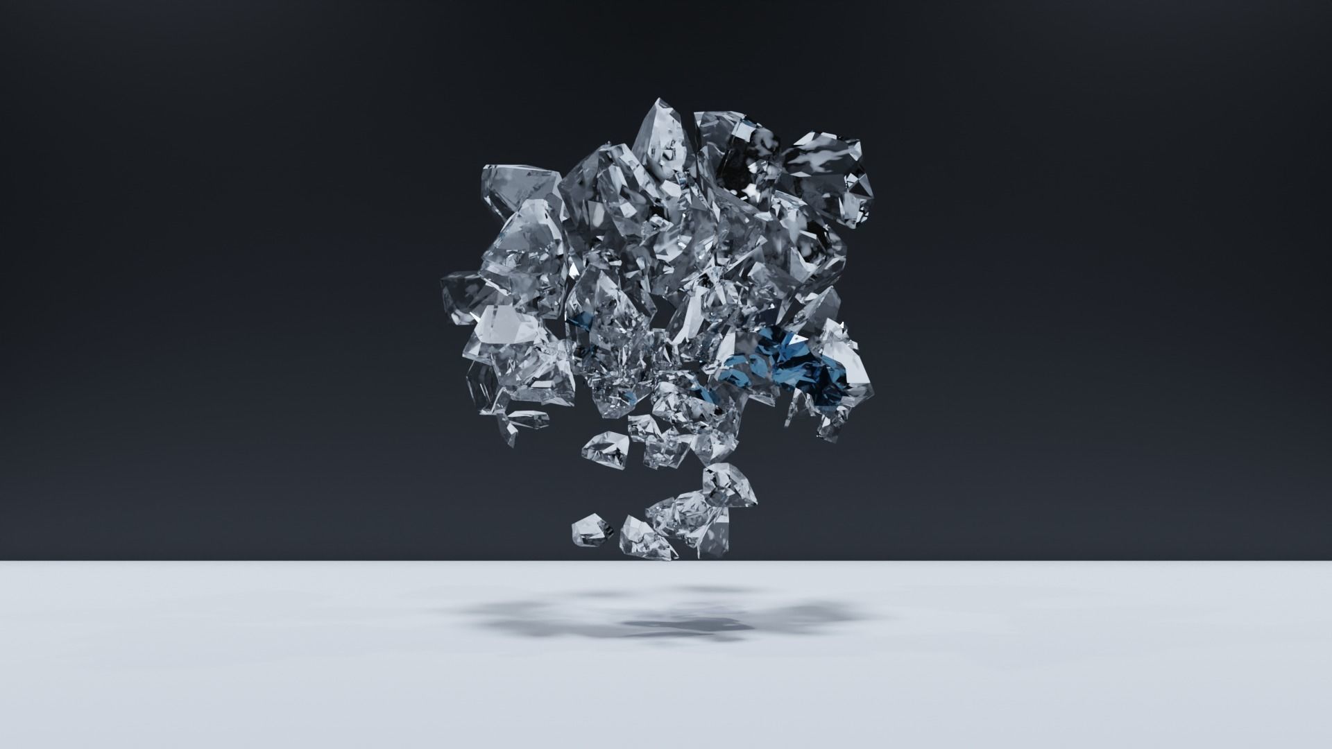 Cell Fracture Defrag free 3D model animated | CGTrader