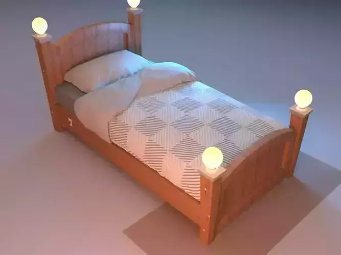 Cartoon Child Bed