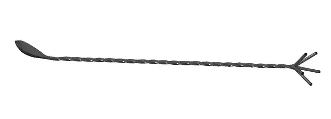 Swizzle spoon 3D print model