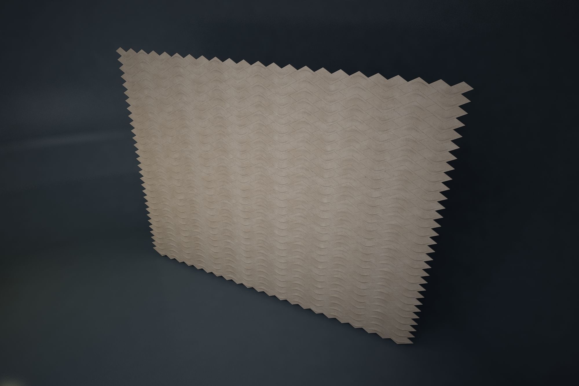 02 TRIDIMENSION PATTERN WALL 3D model_4