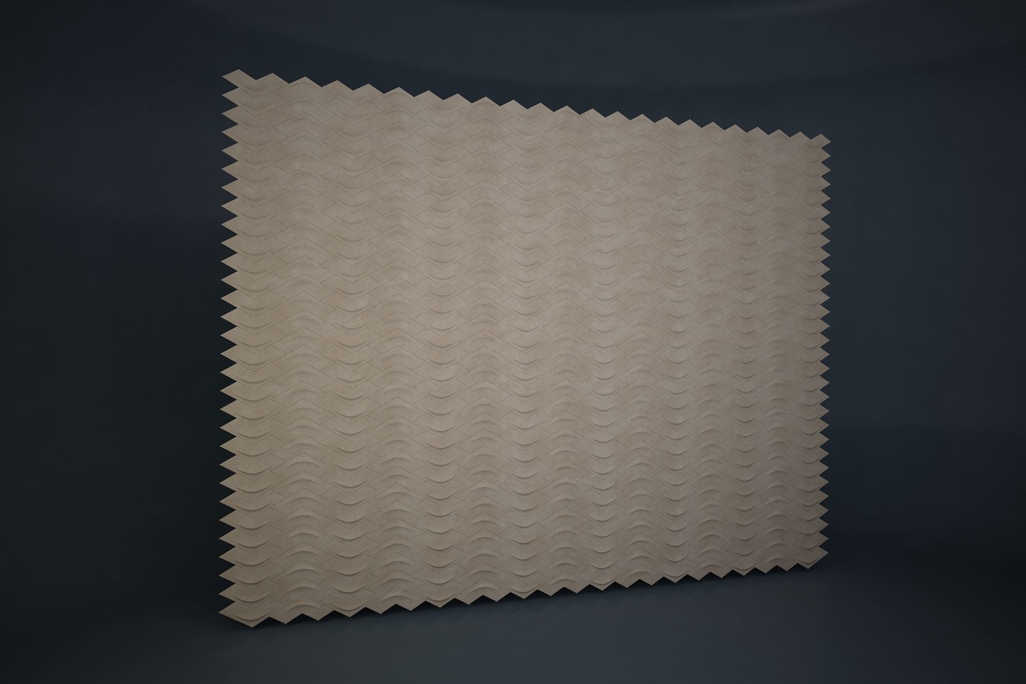 02 TRIDIMENSION PATTERN WALL 3D model_2