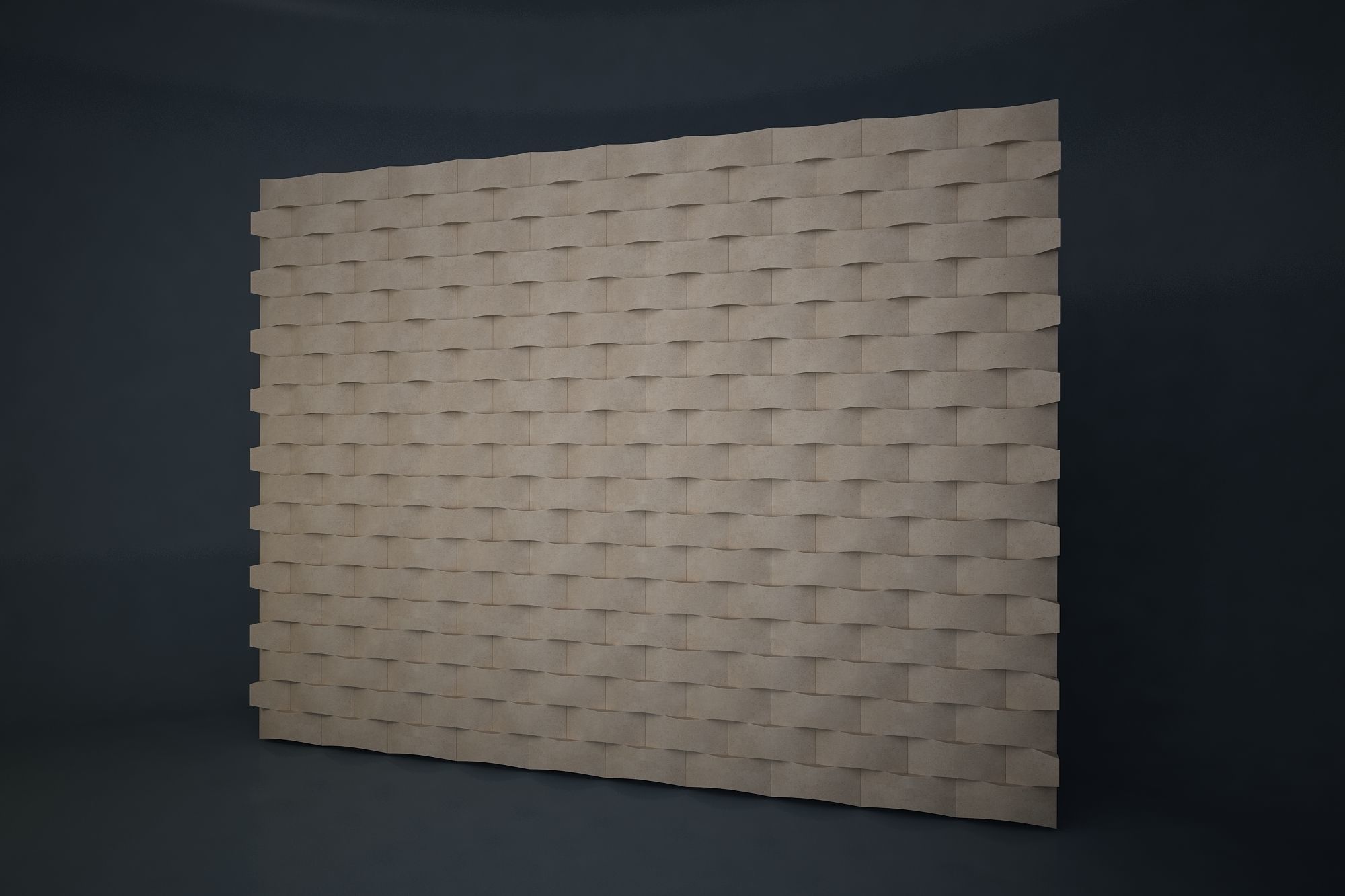 02 LIGHTWEIGHT PATTERN WALL 3D model_1