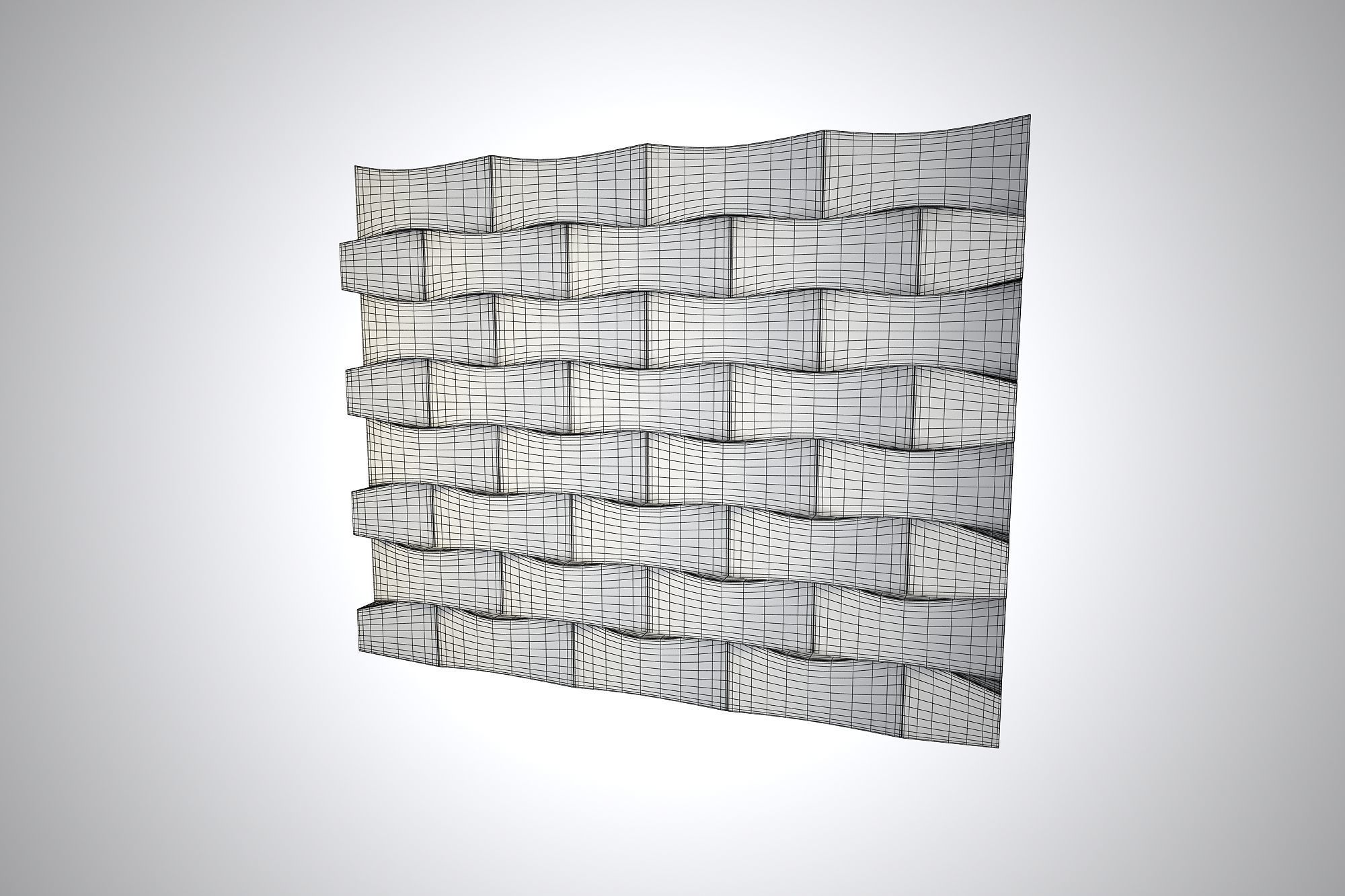 02 LIGHTWEIGHT PATTERN WALL 3D model_9