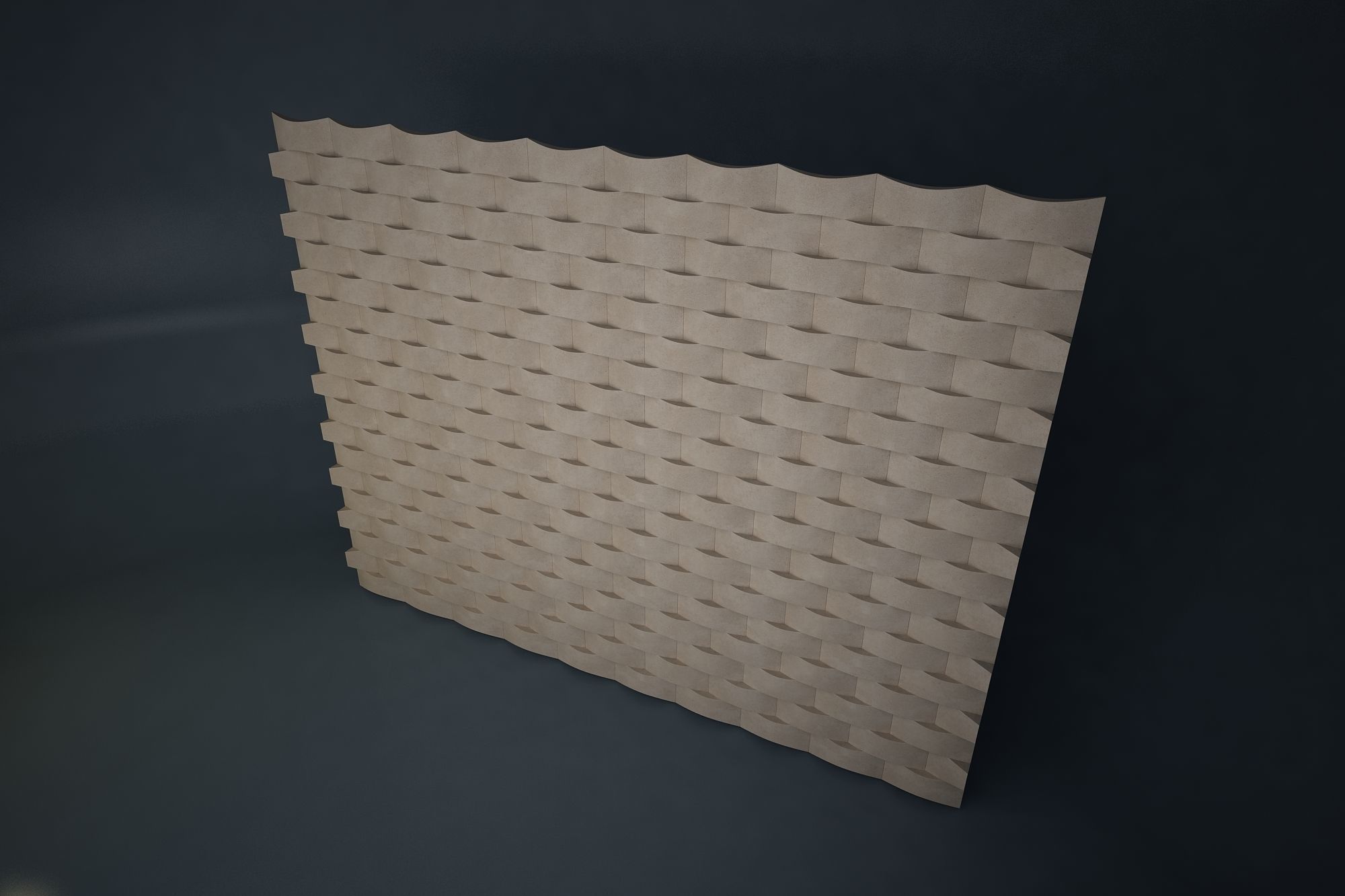 02 LIGHTWEIGHT PATTERN WALL 3D model_4