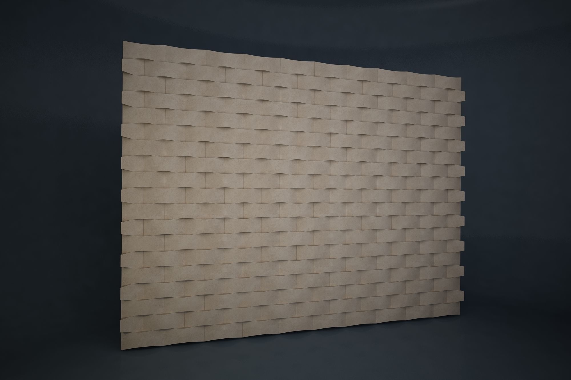 02 LIGHTWEIGHT PATTERN WALL 3D model_2