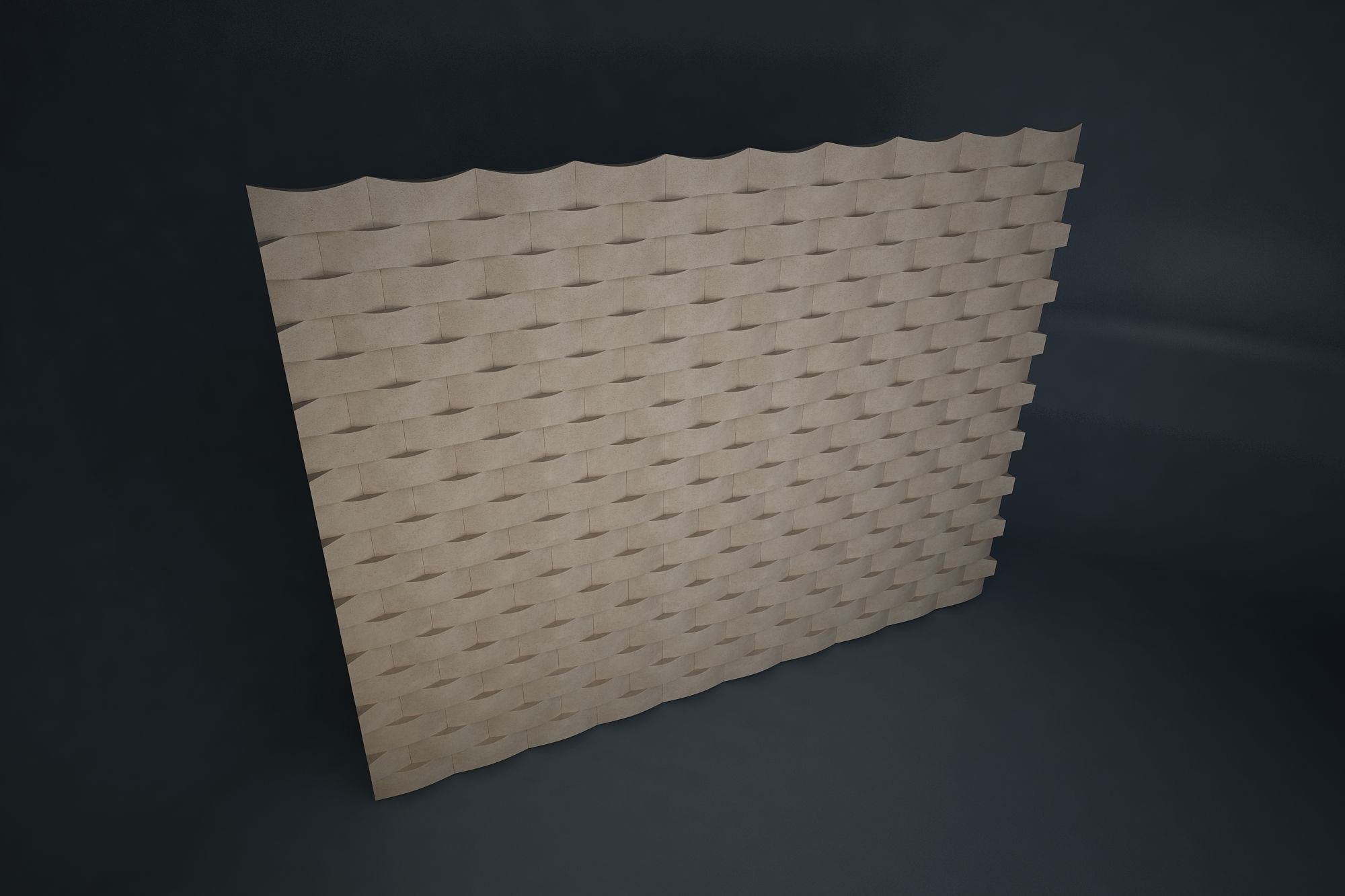02 LIGHTWEIGHT PATTERN WALL 3D model_3