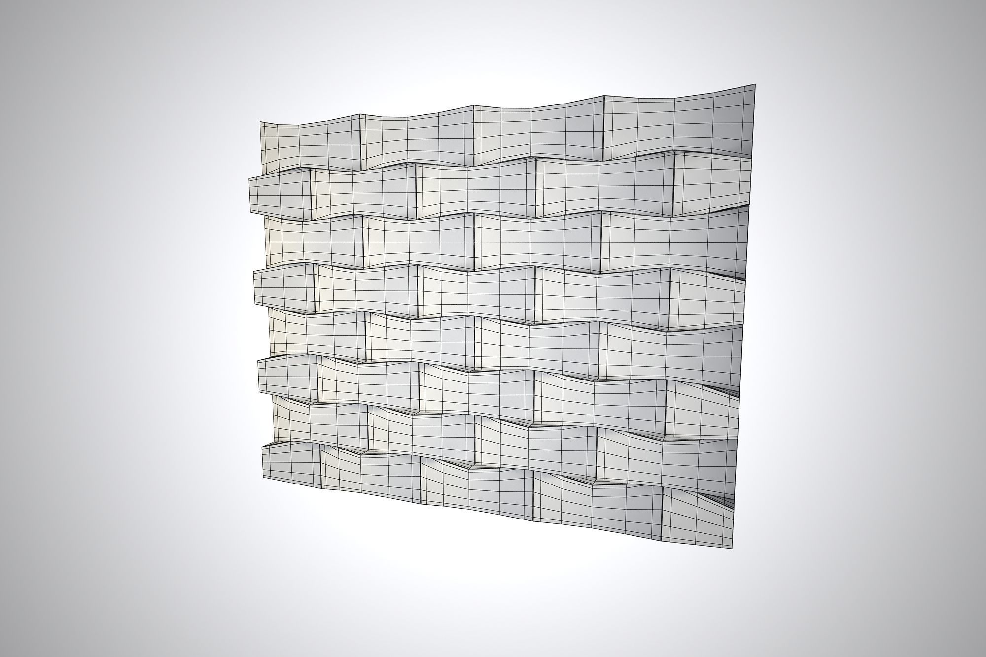 02 LIGHTWEIGHT PATTERN WALL 3D model_8