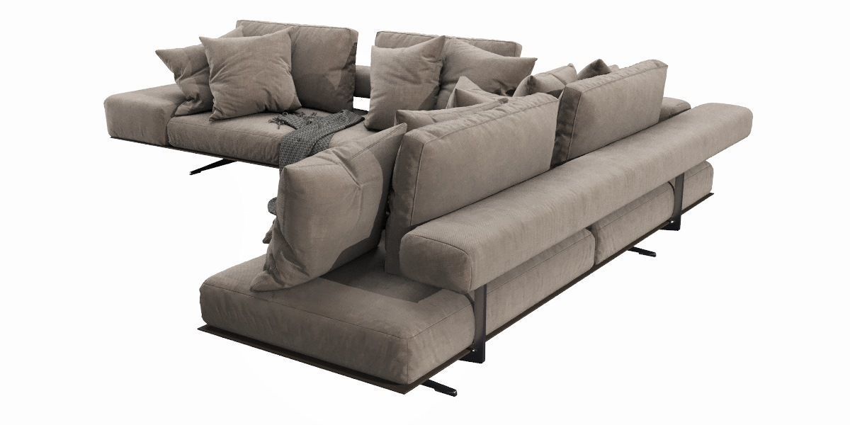 Flexform Wing Sectional 3D model_7