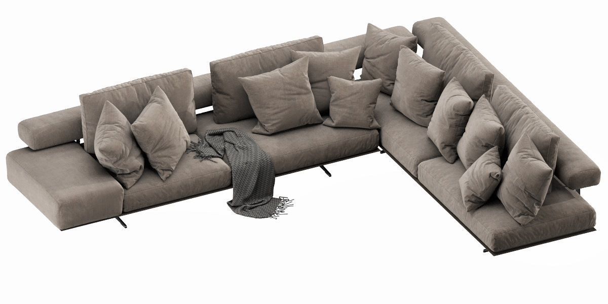 Flexform Wing Sectional 3D model_8