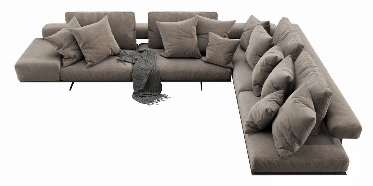 Flexform Wing Sectional 3D model_5