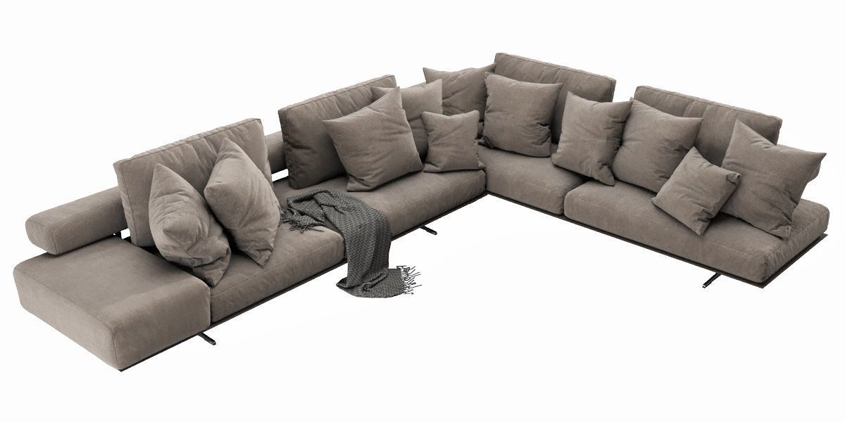 Flexform Wing Sectional 3D model_4