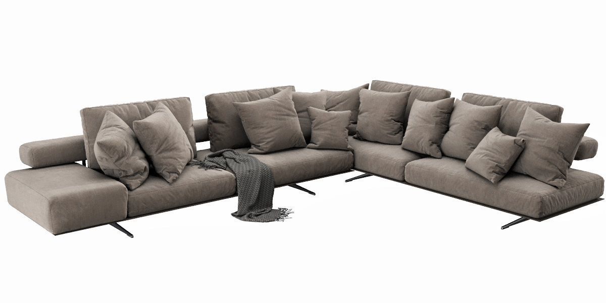 Flexform Wing Sectional 3D model_11