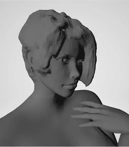NUDE SEXY POSE1 3D print model