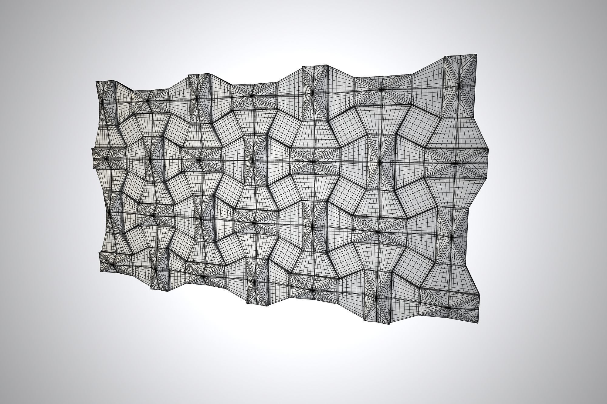 03 KAZA PATTERN WALL 3D model_9