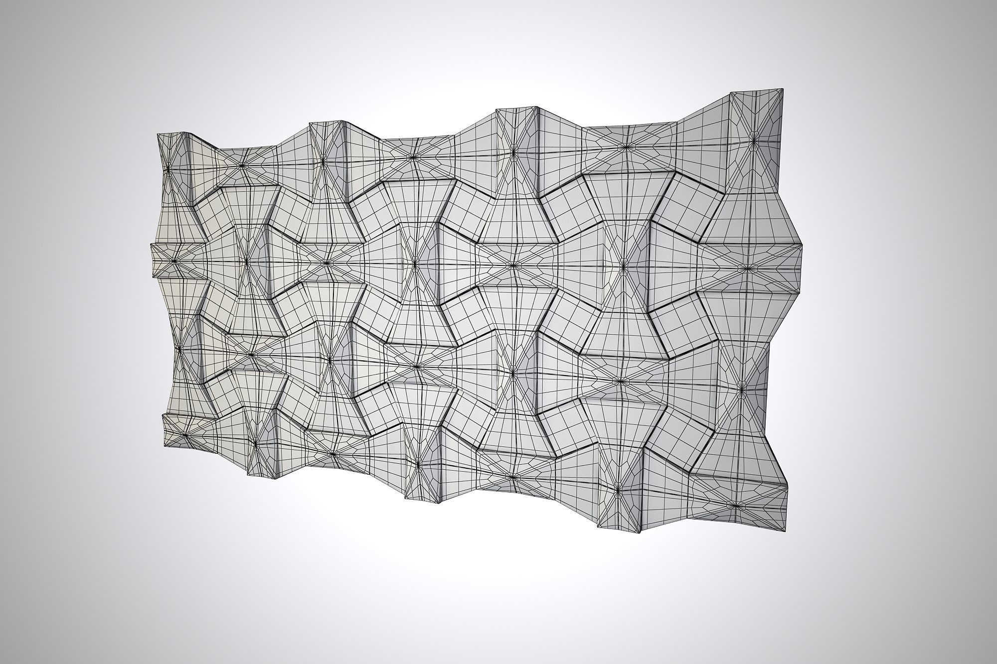 03 KAZA PATTERN WALL 3D model_7
