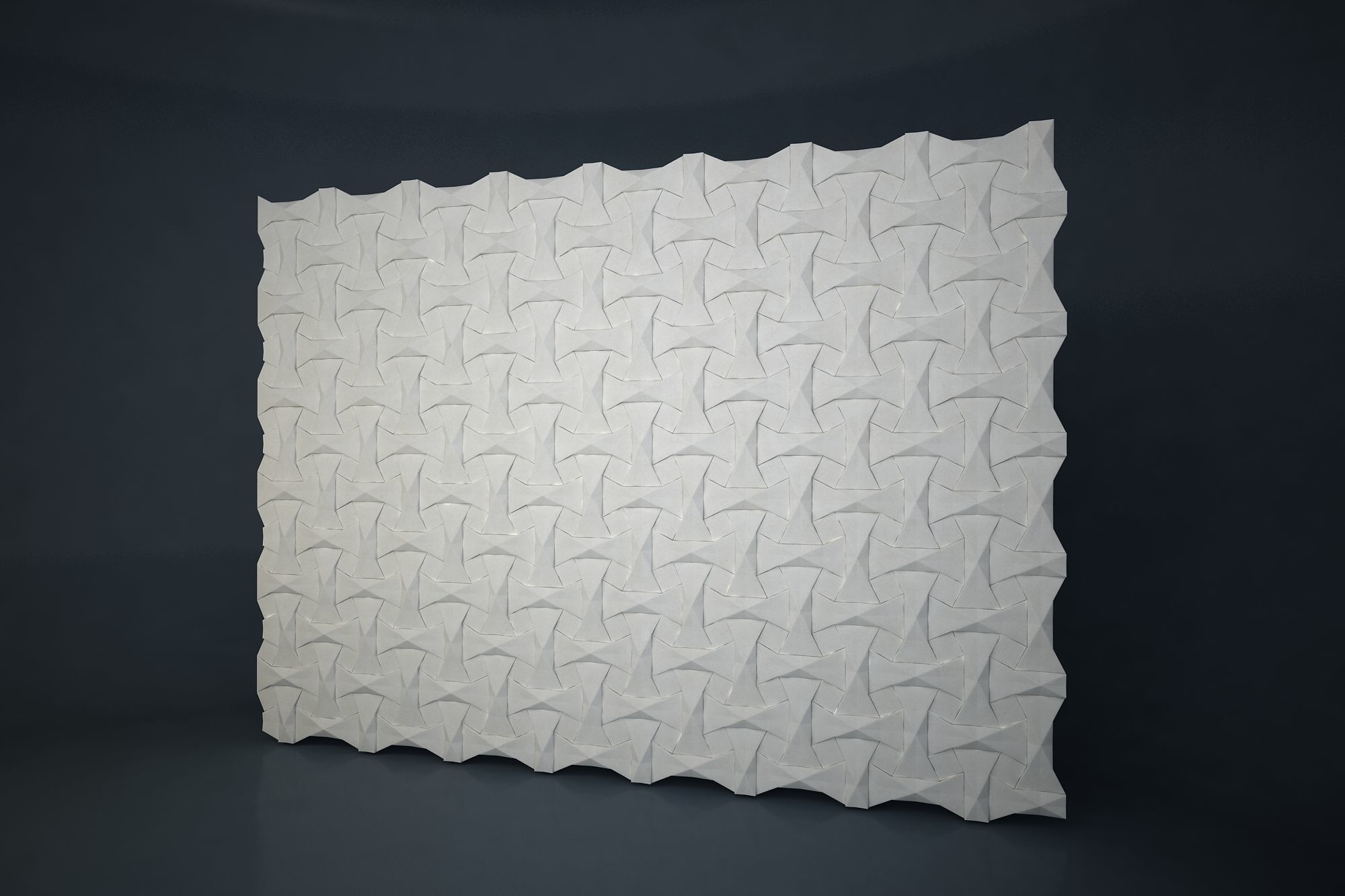 03 KAZA PATTERN WALL 3D model_1