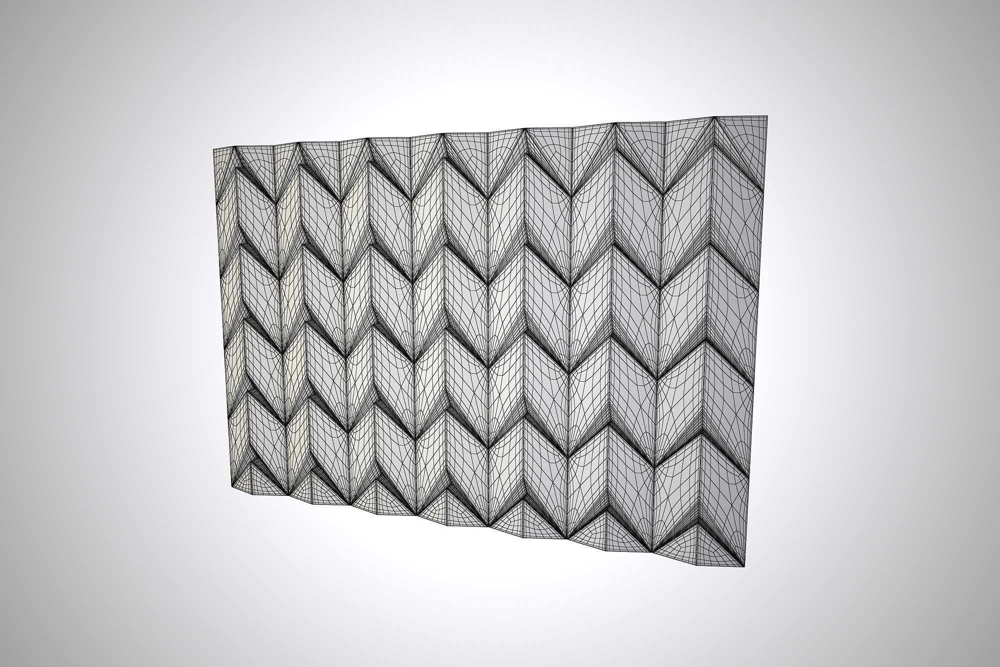 01 HUES PATTERN WALL 3D model_9