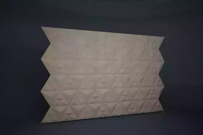 02 KAZA PATTERN WALL 3D model