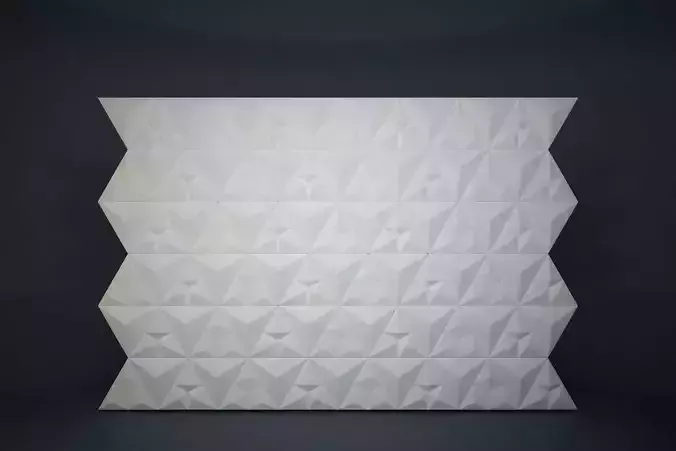 03 KAZA PATTERN WALL 3D model