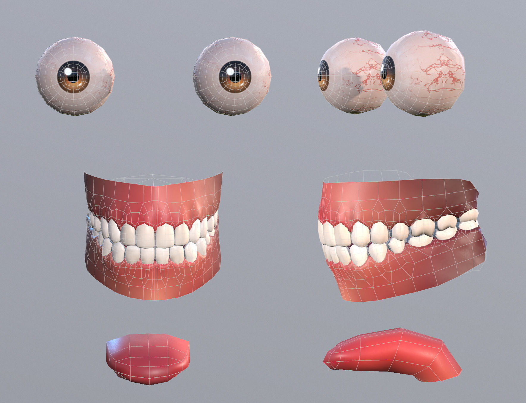 Man Stylized Body Male Game Ready Character PBR Low-poly 3D model_19