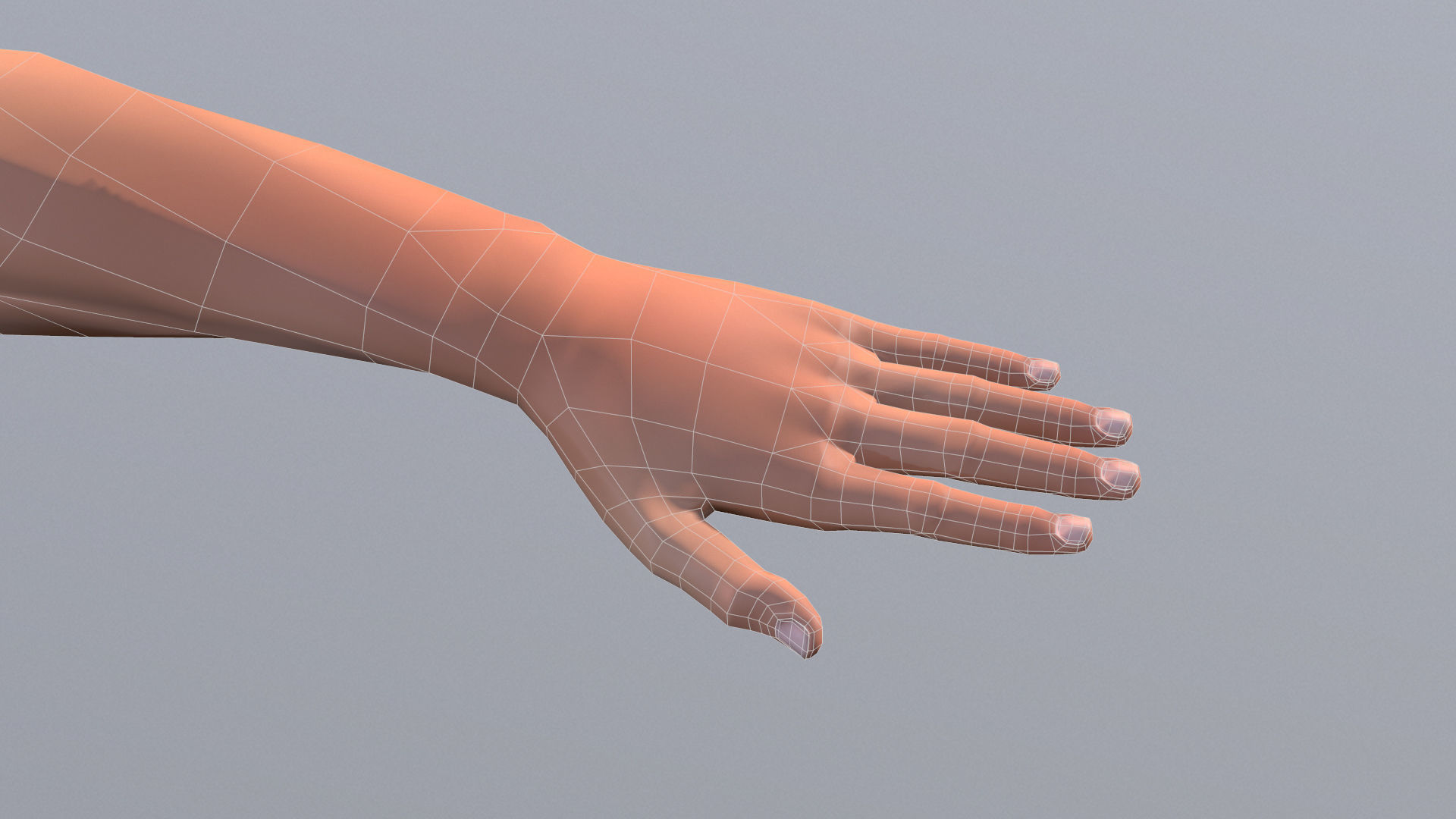 Man Stylized Body Male Game Ready Character PBR Low-poly 3D model_18