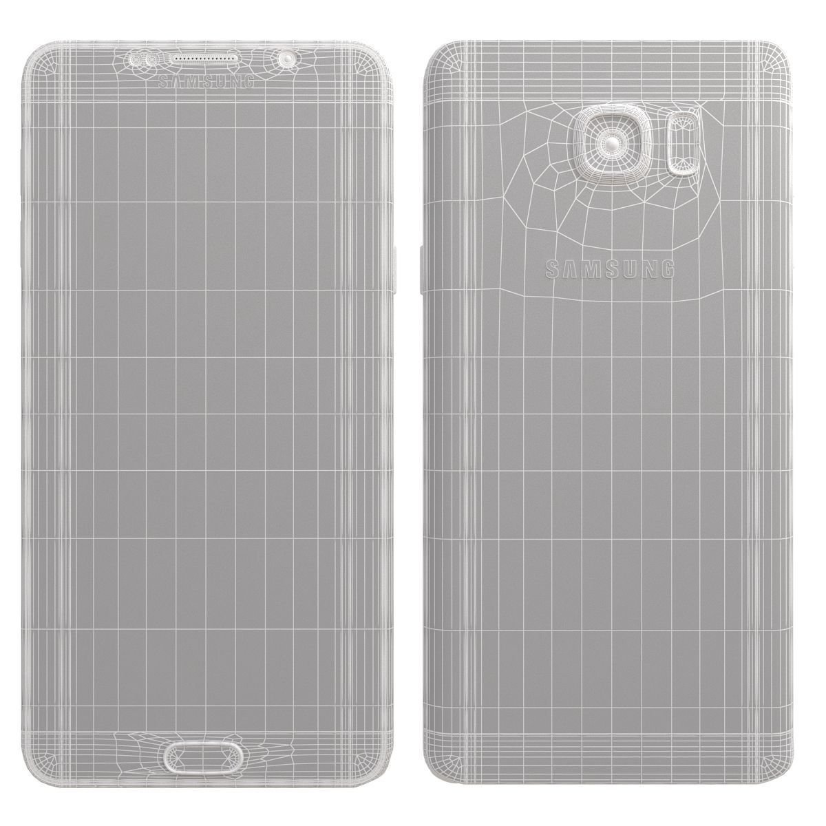 Samsung Galaxy Note 5 Black Sapphire 3D model_14