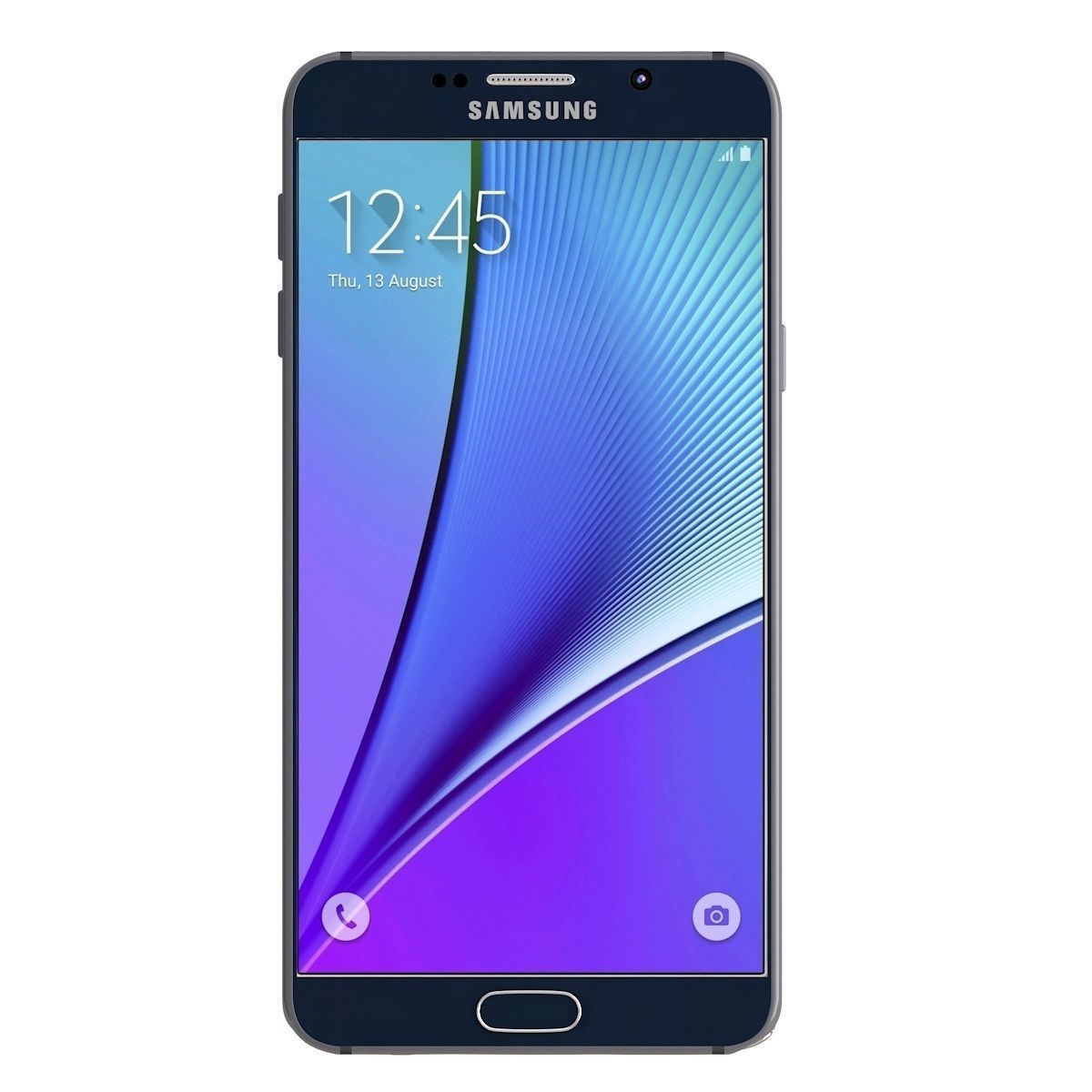 Samsung Galaxy Note 5 Black Sapphire 3D model_4