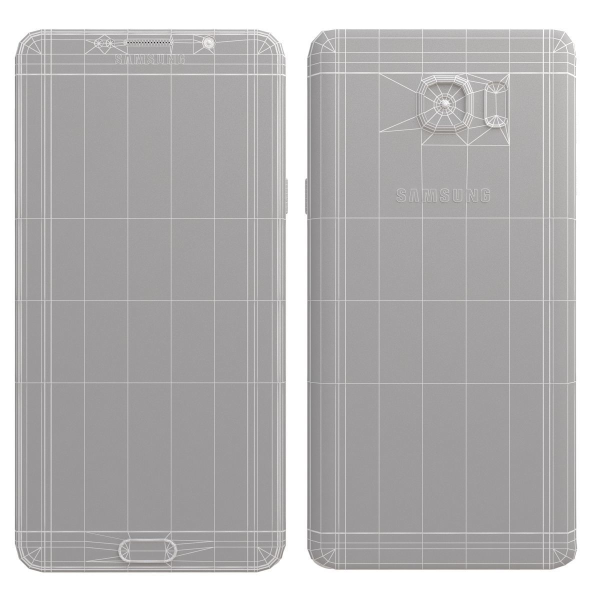 Samsung Galaxy Note 5 Black Sapphire 3D model_15