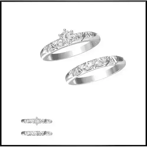 JCD Format Unique bridal set rings cad jewellery design course