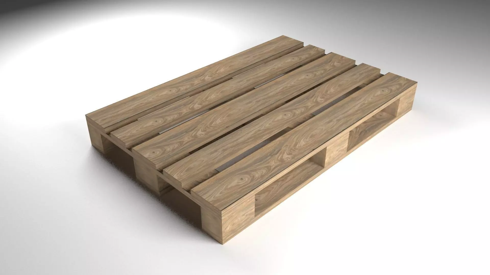 Wooden pallet  3D model_0