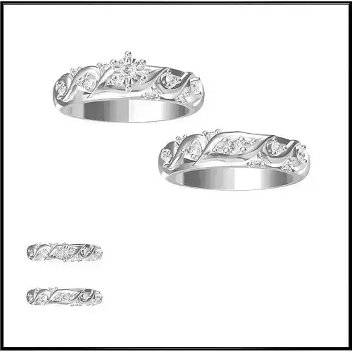 JCD Format Minimalist bridal set rings types of jewelry files