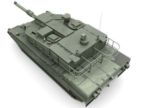 K 2 Black Panther  Low-poly 3D model_8