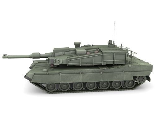 K 2 Black Panther  Low-poly 3D model_9