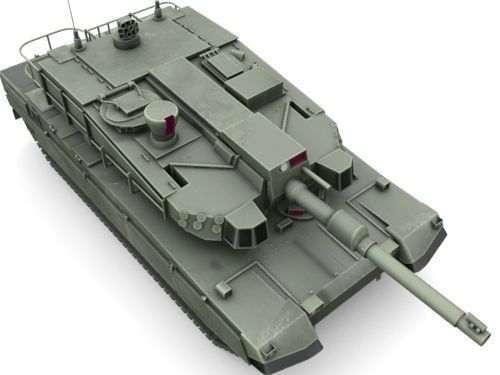 K 2 Black Panther  Low-poly 3D model_5