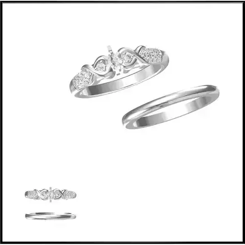 JCD Format Minimalist bridal set rings jewellery design course