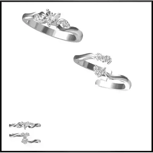 JCD Format Mens bridal set rings jewelers file set