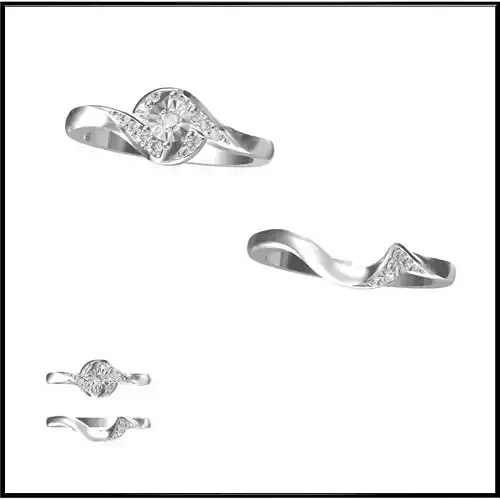 JCD Format Cheap bridal set rings types of jewelry files