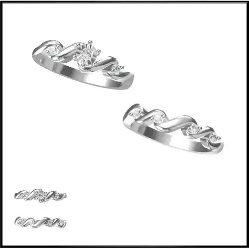 JCD Format Cheap bridal set rings cad cam jewelry design